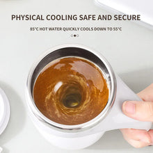 Load image into Gallery viewer, Automatic Stirring Cup Mug Rechargeable Portable Coffee Electric Stirring Stainless Steel Rotating Magnetic Home Drinking Tools