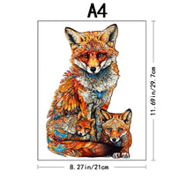 Load image into Gallery viewer, Wooden Puzzle for Adults, Cat Wooden Jigsaw Puzzles for Adults, Unique Animal Shape Wood Cut Puzzles for Family Friend