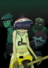 Load image into Gallery viewer, Virtual Anime Rock Band Gorillaz Poster Modern Music Album Cover Canvas Painting Wall Art for Club Living Room Home Decor Mural