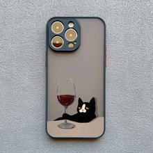 Load image into Gallery viewer, Funny Cat Daily Life Phone Case For iPhone 16 17 pro max Cases 11 12 14 Pro Max Mini 13 15 Plus XR Shockproof  Back Covers