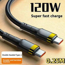 Load image into Gallery viewer, 120W Fast Charger PD Quick Charging High Quality USB C TO USB Type C Cable For iPhone Xiaomi 15 Plus Pro Max Samsung S24