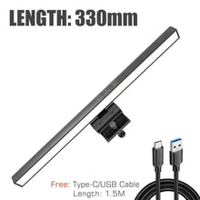 Load image into Gallery viewer, LED Desk Lamp Monitor Light Bar PC Computer Dimmable Screen Light 33cm 50cm Office Study Reading Hanging Table Lamp USB Powered