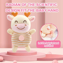 Load image into Gallery viewer, O Shaped Cartoon Plush Rattle Toys Round Baby Soft Hand Bell Recycle Birthday Gift