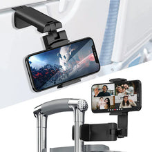 Load image into Gallery viewer, Airplane Travel Phone Holder Stand Mount Desk 360 Rotate Foldable Travel Desk lazy Car Seat Flying Holder For 4.7-6.9 inch phone