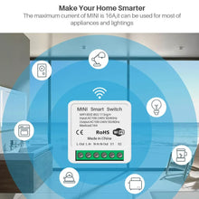 Load image into Gallery viewer, 16A WiFi Smart Switch 2-Way DIY Circuit Breaker Timer Module Alexa Google Home