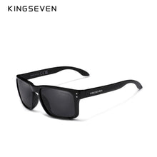 Load image into Gallery viewer, Kingseven Retro Square Polarized Sunglasses Carbon Fiber Design Men Women