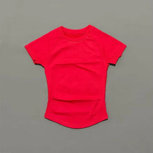 Load image into Gallery viewer, HISTELLO Impact Short Sleeve Top Seamless Yoga Leotard Clothing Women Gym T Shirts Workout Running Shirts Fitness Sports Vest