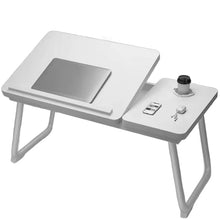 Load image into Gallery viewer, Laptop Desk, Laptop Bed Table With Foldable Legs &amp; Cup Slot, Reading Holder Notebook Stand Breakfast Bed Tray Book Holder