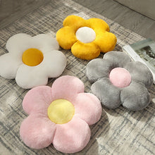Load image into Gallery viewer, 12/35cm Stuffed Five Petal Flower Cushion Girly Room Decor Sunflower Pillow Bay Window Pink Flower Sit Bedroom Seat Pillow
