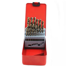 Load image into Gallery viewer, M35 Cobalt Metal Drill Straight Shank Twist Drill Bit Set HSS-Co Hole Opener Tool For Stainless Steel Metal Iron Woodworking
