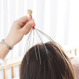 2PCS Head Massager Scalp Scratcher Hair Relaxation Stress Relief Tool