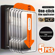 Tempered Glass Screen Protector For iPhone 16 15 14 13 12 11 17 Pro Max 16e Protective Film iPhone16 Pro Max XR X XS 7 8 16Plus