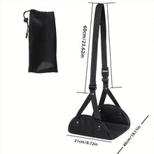 Load image into Gallery viewer, Portable Airplane Footrest Adjustable Height Travel Carry-On Leg Support Pillow