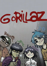 Load image into Gallery viewer, Virtual Anime Rock Band Gorillaz Poster Modern Music Album Cover Canvas Painting Wall Art for Club Living Room Home Decor Mural