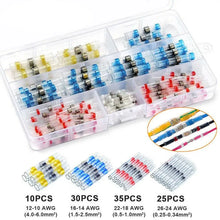 Load image into Gallery viewer, 100pcs Waterproof Solder Seal Connectors - Heat Shrink Butt Connectors &amp; Lug Terminals