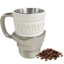 Load image into Gallery viewer, Spark Plug Mug Plain Coffee Mugs Mechanics &amp; Gearheads Metal Coffee Cups Unique Auto Gift Personalized Coffee Mug for Car Lovers