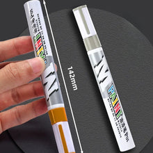 Load image into Gallery viewer, Car paint scratches repair brush pen waterproof water paint marker pen car tire tread care automotive  black white red silver