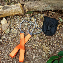 Load image into Gallery viewer, 11 Teeth Portable Hand-Drawn Wire Saw Chain Tool for Outdoor Camping Survival