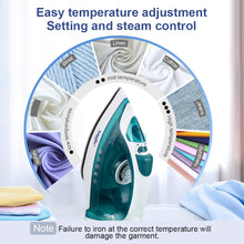 Load image into Gallery viewer, Electric Iron Portable Mini Garment Steamer Steam Iron For Clothing Iron Adjustable Ceramic Soleplate Iron For Ironing Sonifer