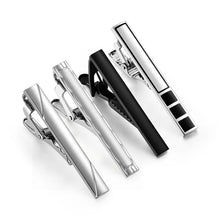 Load image into Gallery viewer, Minimalist Tie Clip &amp; Cufflinks Set for Men - Business Party Gift Box, Luxury Fashion