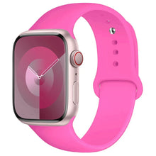 Load image into Gallery viewer, Silicone Band For Apple Watch strap 44mm 45mm 40mm 41mm 42-38mm 45 mm sport bracelet iwatch series 8 7 6 5 4 3 SE 9 Ultra 2 49mm