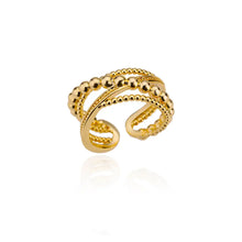 Load image into Gallery viewer, 316L Stainless Steel Rings for Women Gold Color Never Fade Luxury Classic rings wedding couple rings Jewelry Free Shipping