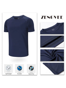 Men's Running Shirt - Breathable Fitness Tee for Sport and Workout