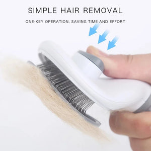 Pet Hair Remover Brush! Automatic Cleaning, Dog & Cat