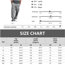 Load image into Gallery viewer, Men&#39;s Sweatpants Joggers - Straight Fit, Loose, Drawstring, Multi-Pocket for Sports &amp; Streetwear