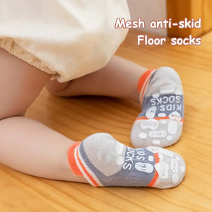 5 Pairs Ankle Baby Socks Cotton Low Top Socks for Boys and Girls Toddler Floor Socks