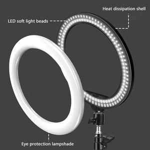 10-Inch Selfie Ring Light LED Lamp for Video Recording, Live Broadcast & Photography