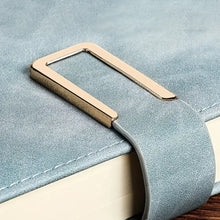 Load image into Gallery viewer, Vintage A5 leather notebook with personalized soft cover - perfect for business meetings and college life