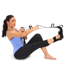 Load image into Gallery viewer, Yoga Stretching Strap! Soft, Hamstring, Leg Pain Relief
