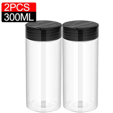 Load image into Gallery viewer, 10/1PCS Clear Spices Bottle Salt Pepper Shakers Plastic Barbecue Seasoning Jars Condiment Box Home Kitchen Powder Storage Can