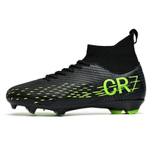 Load image into Gallery viewer, New Men Soccer Shoes High-top Futsal Cleats Sneakers Football Boots Grass High-quality Non-Slip Match Indoor Hot-selling FG/TF