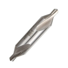 Load image into Gallery viewer, 7Pcs 1/1.5/2/2.5/3/4/5 Center Drill Bits Set,60-Degree Angle Center Drill Bits Kit Countersink Tools for Lathe Metalworking