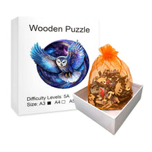 Load image into Gallery viewer, Owl Wooden Puzzles - Creative Shapes, Perfect Gifts