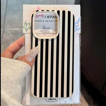 Load image into Gallery viewer, Colorful Striped Minimalist INS Couple Phone Case For iPhone 17 16 11 13 12 14 15 Pro Max XS X XR 7 8 Plus 16E 16 17 Pro Cover