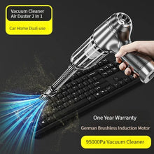 Load image into Gallery viewer, Car Wireless Vacuum Cleaner Portable Handheld120W Blowable Cordless Home Appliance Vacuum Home &amp; Car Dual Use Mini VacuumCleaner