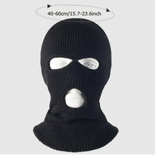 Load image into Gallery viewer, Full Face Ski Mask 3 Holes Balaclava Tactical Army Windproof Winter Warm Knit Beanie