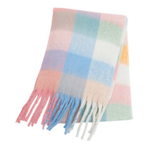 Load image into Gallery viewer, 2025 Winter Thick Warm Scarf Women Cashmere Shawl and Wraps Pashmina Neckerchief Bufanda Female Rainbow Hairy Tessel Echarpe New