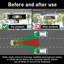 Load image into Gallery viewer, Adjustable Wide-view Rearview Mirror In The Car Wide Angle Panoramic Assisting Interior Clip On Convex Rear View Mirror For Car