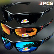 Load image into Gallery viewer, 1/3PCS Vintage Sports Sunglasses Men Women Fishing Running Cycling Mountaineering Sport Man Sun Glasses Anti-Glare UV400