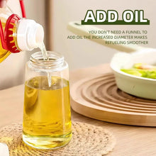 Load image into Gallery viewer, 1-2PCS 2in1 Olive Oil Dispenser Bottle 500ml Plastic Oil Sprayer Cooking Oil Spray Tank BBQ Baking Picnic Kitchen Tools for Home