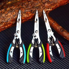 Load image into Gallery viewer, Multi-Tool Fishing Pliers! Line Cutter, Split Rings