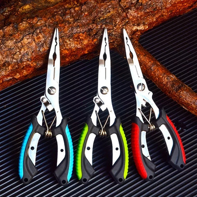 Multi-Tool Fishing Pliers! Line Cutter, Split Rings