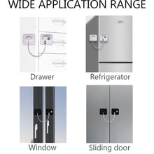 Load image into Gallery viewer, Child Safety Lock Window Refrigerator Door Cable Security Baby Protector