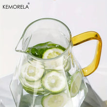 Load image into Gallery viewer, Diamond Texture Glass Teapot Kettle Coffee Pot Water Carafe