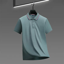 Load image into Gallery viewer, 2025 New Men's Casual Solid Color Short Sleeved Polo Shirt Summer Fashionable and Comfortable Versatile Top