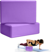 Load image into Gallery viewer, Yoga Blocks Foam Blocks Yoga Props for Pilates Stretching Meditation Exercise Blocks Lightweight Yoga Essentials